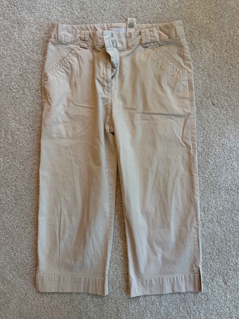 villager Light Beige Crop Chinos